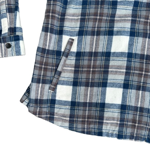 L.L.Bean Flannel Hoodie Men Outdoor Jacket Sweatshirt Pockets Zip Ip Extra Large - Picture 6 of 12